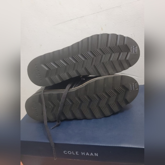 Cole Haan Womens Black 1/2 Platform Cushioned Traction Waterproof Breathable - Picture 3 of 6